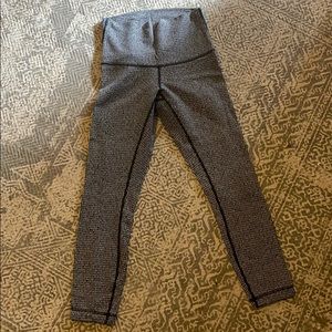 Lululemon wunder under 7/8 legging